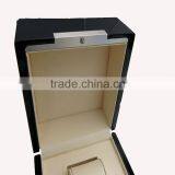 Custom Luxury Black Wooden Watch Box With Pillow thumbnail-5