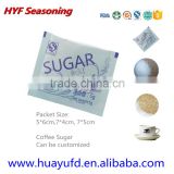 Coffee Sugar Packet 3g 4g 5g Brown Sugar Sticks white Color Sugar Cane stick for coffee tea
