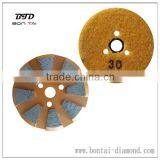 3" Metal Bond Hook and Loop Fastener Backed Grinding Pad for Polishing Concrete Floor thumbnail-2