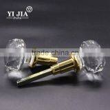 2 1/6 Inch Clear Bling Zinc Base Kitchen Dining Room Furniture Glass Door Lock Knobs thumbnail-3