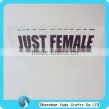 Clear Acrylic Name Plate Block Perspex Brand Block Display Perspex Banner Display