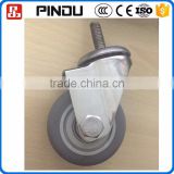 stainless steel scaffold rubber medical caster wheel with brake