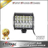6.5in 72W Quad Row Powersports off Road 4x4 ATV UTV Racing Led Light Bar Driving Lamp thumbnail-2