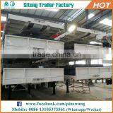 3 Axles 20ft 40ft Container Carrier Used Flatbed Semi Trailers For Sale thumbnail-3