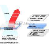 Plastic Polycarbonate Corrugated Sheet (Ti-Lite Metallic Blue GRECA) for Building Warehouse Greenhouse thumbnail-4