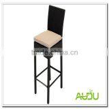 Restaurant Outdoor High Back Rattan Chair thumbnail-1