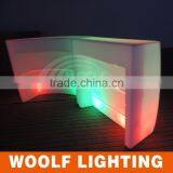 Single Curve LED Light Illuminated Bar Counter thumbnail-3
