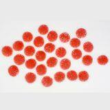 Orange Pompom With Glitter Tinsel thumbnail-1