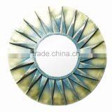 Metal Frame Decorative Wall Mirror for Home Decor Round Shape thumbnail-1