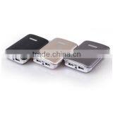 High Quality 5000mAh Leather Finish Power Bank Mobile Phone Charger thumbnail-5