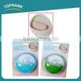 Toprank Hot Sale Bathroom Wall Sucker Soap Holder Suction Cup Plastic Hanging Soap Holder