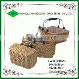 New Design Unique Bulk Wicker Basket With Aluminum Handles High Quality Wicker Basket thumbnail-4
