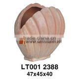 Vietnam Decorative White Wash Terracotta Planter For Manufacturer thumbnail-1