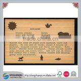 Recipe WOODEN Novelty Postcard Rouladen thumbnail-1