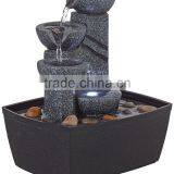 Four Tier Tabletop Fountain With LED Light thumbnail-2