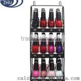 2016 China Supplier 3 Layers Nail Custom Display Acrylic Metal Display Rack Handmade