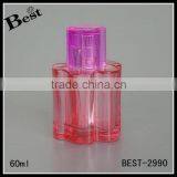 Best Sellers 60ml Cosmetic Translucent Red Special Shape Perfume Glass Bottle Factory Bulk Buy From China