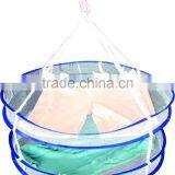 Mesh Folding Wire Hanging Large Laundry Hamper For Home Use