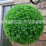 Long Leaf Boxwood Topiary Hanging Ball thumbnail-1