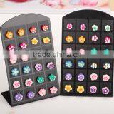 Fashion New Design Flower Earring Designs for Women,Kids Polymer Clay Earrings Fashion thumbnail-3