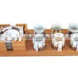 Bamboo Serving Tray Set