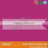 Bling Hot Fix Cheer Bow Rhinestone Transfer Strip Designs thumbnail-1