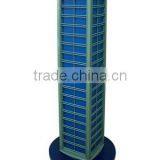 Single Rotating Stainless Steel Shoe Rack