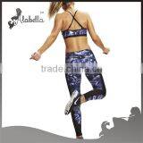 2015 Summer Sexy School Girl Yoga Wear Printed thumbnail-2