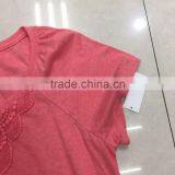 Women Fashion Design Fancy Lace Loose Fit T-shirt thumbnail-4