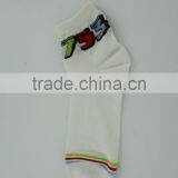 Summer Season White Sneaker Thin Mercerized Cotton Socks Women thumbnail-6