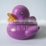 Mini Hot Pink Rubber Duck, Baby Hot Pink Duck Bath Toy, Floating Hot Pink Bath Duck With Logo Imprint thumbnail-1