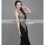 Elegant Lace Beaded Embroidery Mermaid Long Evening Dress thumbnail-6