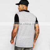 100% Cotton Custom Your Logo t Shirt Polo With Side Zip PS0114A thumbnail-2