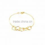 Gold Plated Design Heart Bracelet thumbnail-1