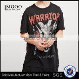 2017 Short Sleeve Custom Screen Printing Tshirts OEM Black Game Team's Apparel Round Neck Cotton T-shirts thumbnail-1