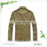 Pure Cotton Wholesale Clothing Factory Cheap Military Khaki Shirts thumbnail-3