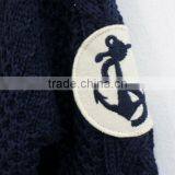 Fashion Lapel Collar Baby Boys Pattern Knitwear Cotton Children Cardigan Knitwear thumbnail-5