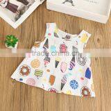 S60504B 2017 Summer Girls Ice Cream Printing Cute Vest thumbnail-2