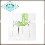 New Products Home Office Cafe Restaurant Conference Furniture Metal Leg Plastic Stackable Chair thumbnail-5
