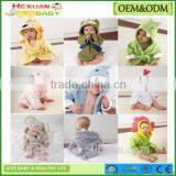 Hooded Animal Bathrobe Cartoon Baby Towel Character 12 thumbnail-1