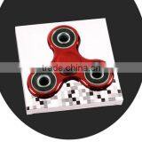 Electroplated Metal Color Fingertips Gyro Toys Finger Decompression Triangle Gyro Manufacturers thumbnail-3