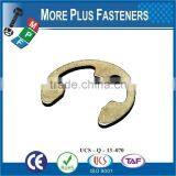 Made In Taiwan Retainer E Clips Black Phosphate Spring Steel Metric Stainless Steel thumbnail-6