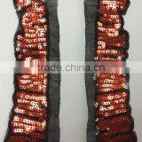 Sequin Patch Sequin Net Embroidery Fabric Sequin Embroidery Fabric thumbnail-6