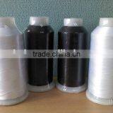 75D/2 Hot Offer Polyester Bottom Sewing Thread 5000M/cone White and Black Colors thumbnail-2