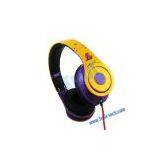 Monster Beats Over-the-ear Headphone in Yellow and Purple thumbnail-1