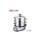 2-layered Electronic Steamer with Digital Controller and Large LCD Screen