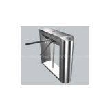 0.2s Dual Direction Barcode 304# Stainless Steel Bridge Tripod Turnstile Gate for Museum