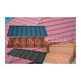 Galvanized Colour Steel Roof Tiles Corrosion Resistant , Blue Red Metal Roofing Materials thumbnail-1