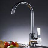 Deck mounted single handle kitchen tap