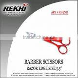 Pakistan Barber Scissors Razor Edge,SIZE 5.5'',Peluqueria Tijeras Razor Edge thumbnail-4